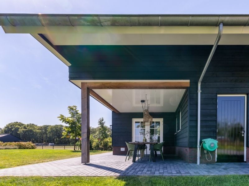 Nieuwbouw Luxe kapschuur in Markelo Nieuwbouw Luxe kapschuur